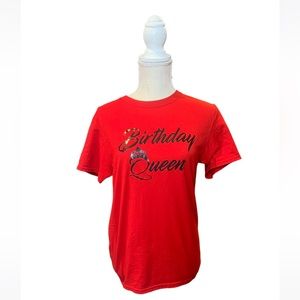 Matching BIRTHDAY QUEEN & BIRTHDAY SQUAD T-SHIRTS
